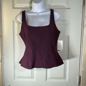 a new day Dark Burgundy Crop‎ Top